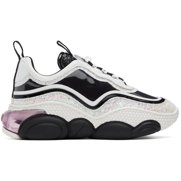 Moschino Bubble Teddy Sneakers Black White EU37